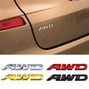 Металлический значок-наклейка AWD на задний багажник автомобиля для Honda Civic Odyssey Vezel Accord, значок на кузов, внешние аксессуары