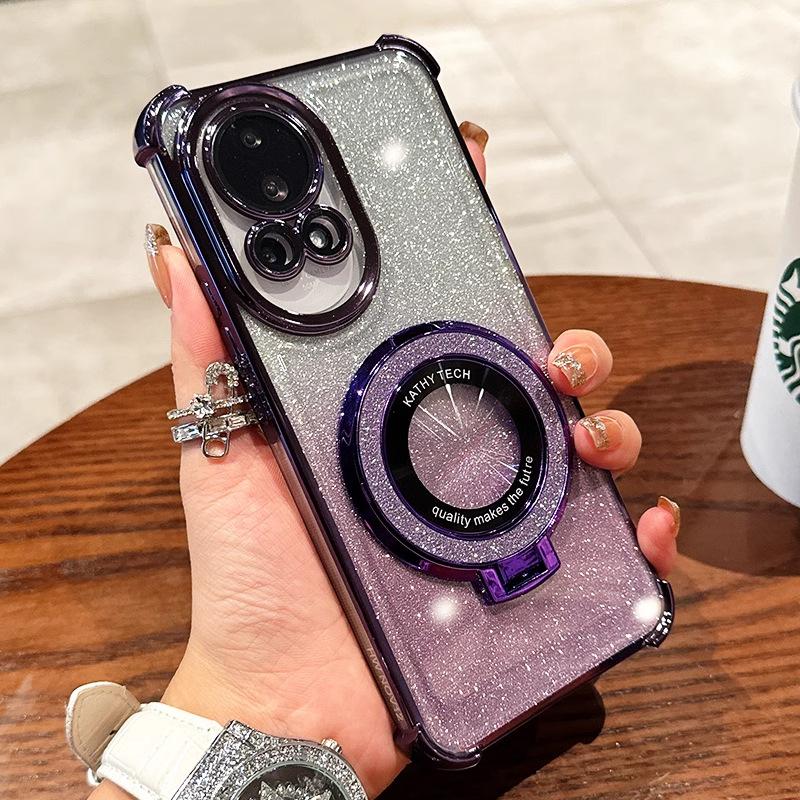 Чехол для мобильного телефона Nova11Pro с защитной пленкой для камеры Nova11 блестящий Nova11 магнитный держатель защитный чехол