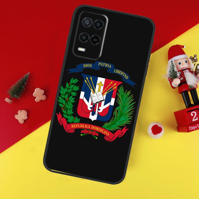 Флаг Доминиканской Республики Чехол Для Oppo A38 A18 A58 A78 A98 A74 A94 A54 A80 A60 A40 A96 A76 A16 A15 A17 A57 A5 A6 Pro