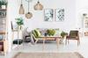 MODERN WOODEN CEILING HANGING LAMP MIX LED
