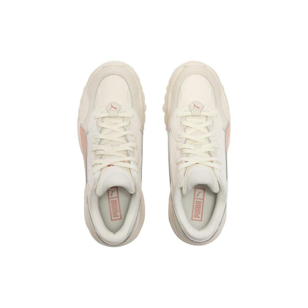 Puma Pulsar Wedge Fashion Comfortable Versatile Low-Top Dad Shoes Women Sneaker White Pink 392711-02