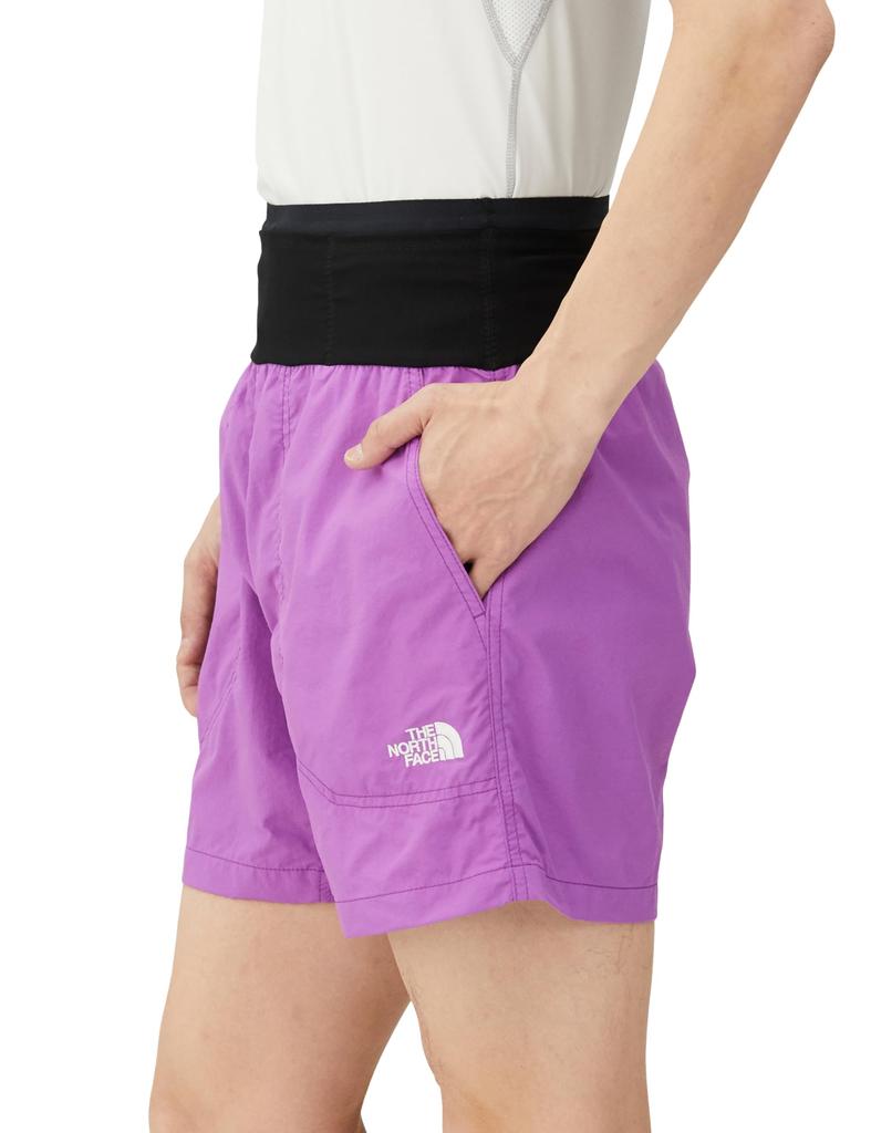 The North Face Free Run Size S Men's Shorts, Water-Repellent, Aubergine,