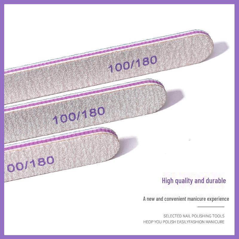 Nail Art Double-Sided Polishing Strips 100/180 Grit