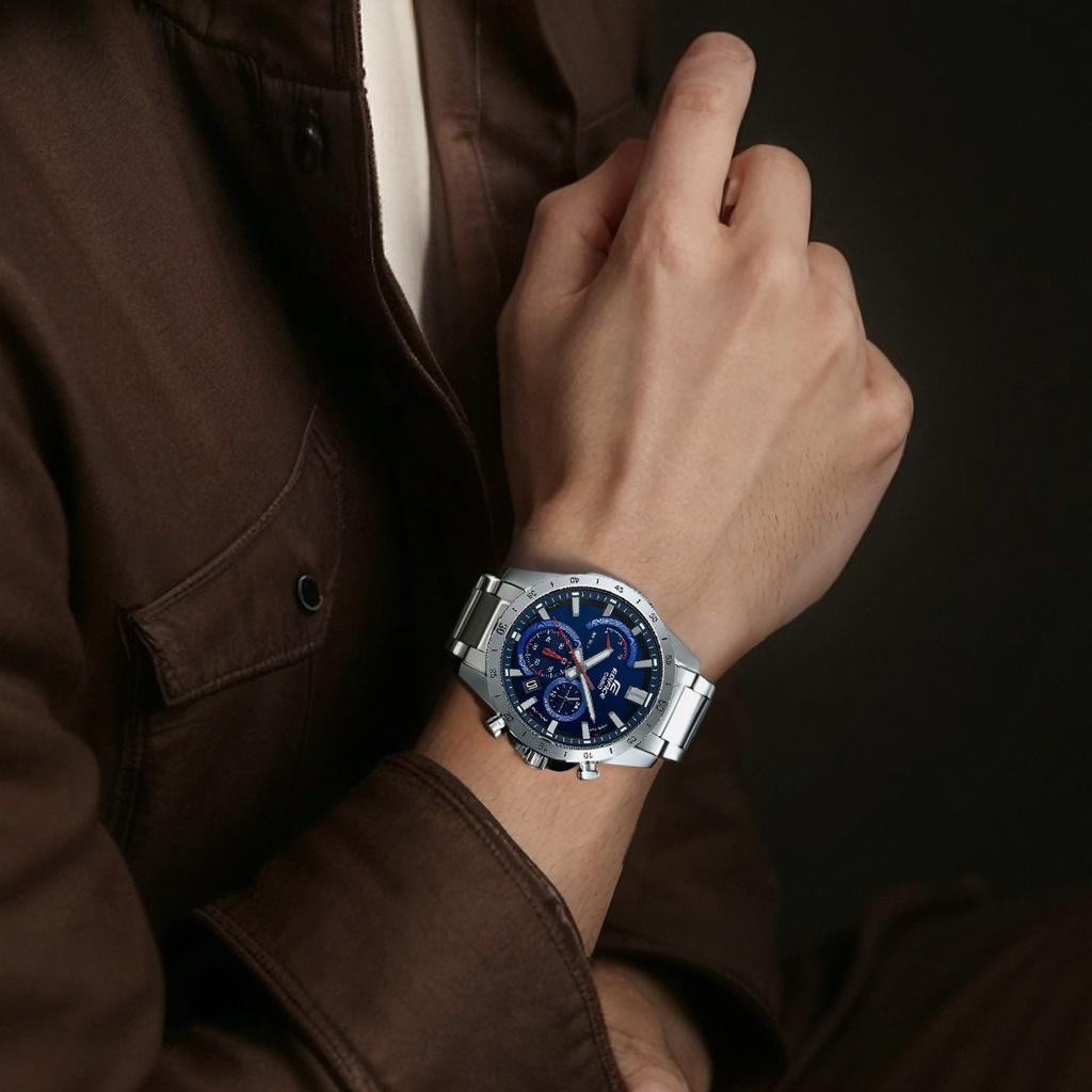 Casio Мужские часы EDIFICE Синие EFR-573D-2AV EFR-573D-2AV