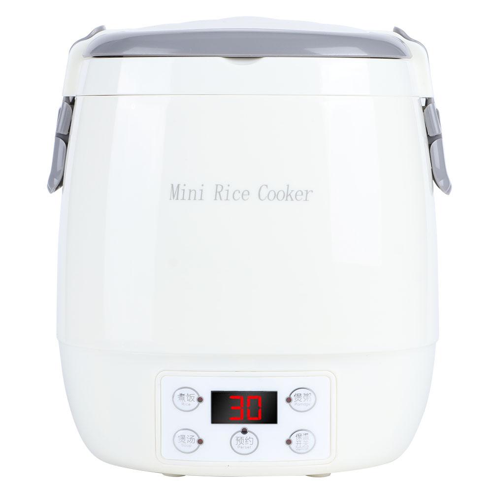 1.6L Портативная электрическая мини-рисоварка Smart Food Steamers для домашнего использования в автомобиле Зажигалка 12V
