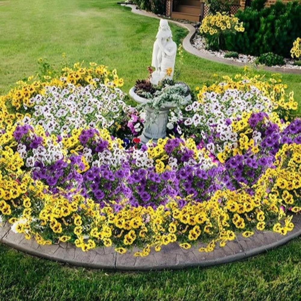 Colorful Bridal Holding Flower Realistic Artificial Bouquet Artificial Pansy Flower Home Decor