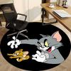1pc Tom Jerry Office Round Area Rug, Under Office Chairs Bedroom Living Room Home Decor, Room Decoa1016107