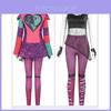 Костюм-боди Мал из «Наследников 3» со смесовой полиэфирной тканью для вечеринки в честь Хэллоуина