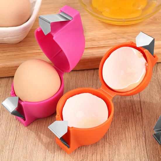 Egg Shell Opener Ergonomic Egg Cracker Multi-Functional Egg Peeler for Cooking Baking Kitchen Egg Shell Remover