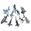 Mini Ocean Animal Model Set Realistic Pvc Figures Includes Sardine Shark And Marlin 10 Piece Collection