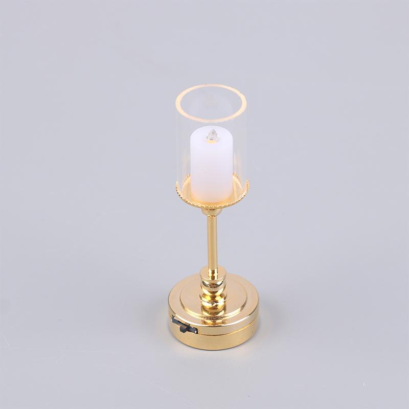 Мини 1:12 миниатюрных настольных подсвечников, ретро-кукла, кукольный домик, мебель, игрушки