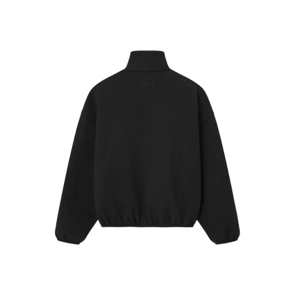 Fear of God Essentials Современная спортивная куртка с кантом Черный/Облачно-белый Мужская верхняя одежда 202SP256890F