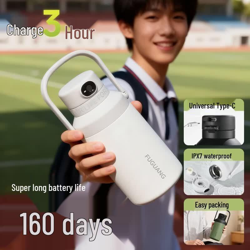 FUGUANG Smart Fingerprint Lock 316L Thermos Bottle