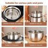 Rice Pressure Cooker Food Steamer Basket Stainless Steel Drain Basket Food Rack  Kitchen