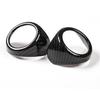 2Pcs Carbon Fiber Look Car Door Stereo Speaker Cover Trim For Ford Mustang 15-18