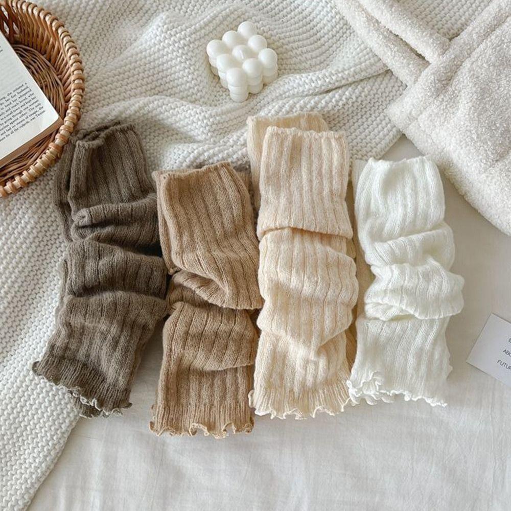 Милые Сладкие Лолиты Вязаные Носки Вязание Теплая Защита для Ног Новые Носки для Ботинок Женщины Девушки