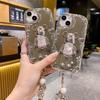 Гальванизированное зеркало подходит для держателя чехла для телефона iPhone16pro и противоударного мягкого чехла Apple 13 14. Модное зеркало.