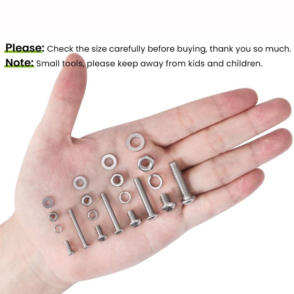 Винт с крестообразным шлицем и круглой головкой Винты Гайки Болты Комплекты Прокладки Винт с внутренним шестигранником Болт Гайка Шайба Комплект Дом
