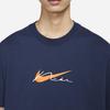 New Nike T Shirts Men's Marine Blue DV9141-410