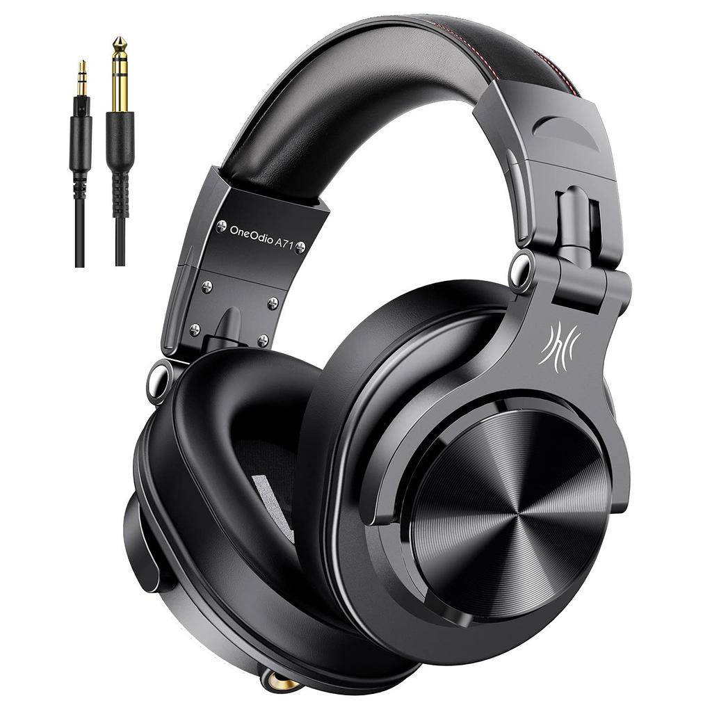 OneOdio A71 Headphones Wired 40mm Driver Monitor Headphones Over Ear Jack Sealed Instrument Practice Mixing Music Movie Watching Mobile Phone PC 6.35