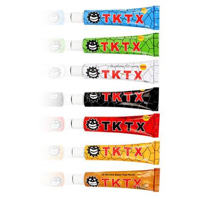 TKTX 55% обезболивающий крем 10 г черный/белый/синий/желтый/зеленый/золотой/красный