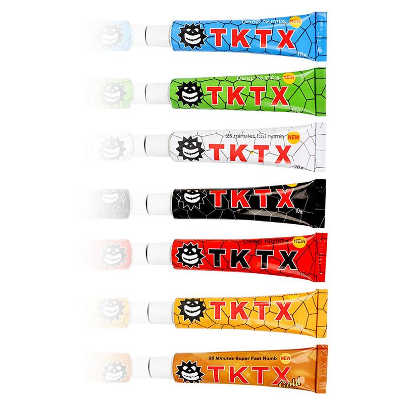 TKTX 55% Обезболивающий крем 10 г черный/белый/синий/желтый/зеленый/золотой/красный