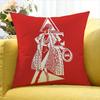 DDelta Sigma Theta World Various Sizes Square Pillow Case For Car Home Bedchamber Decor
