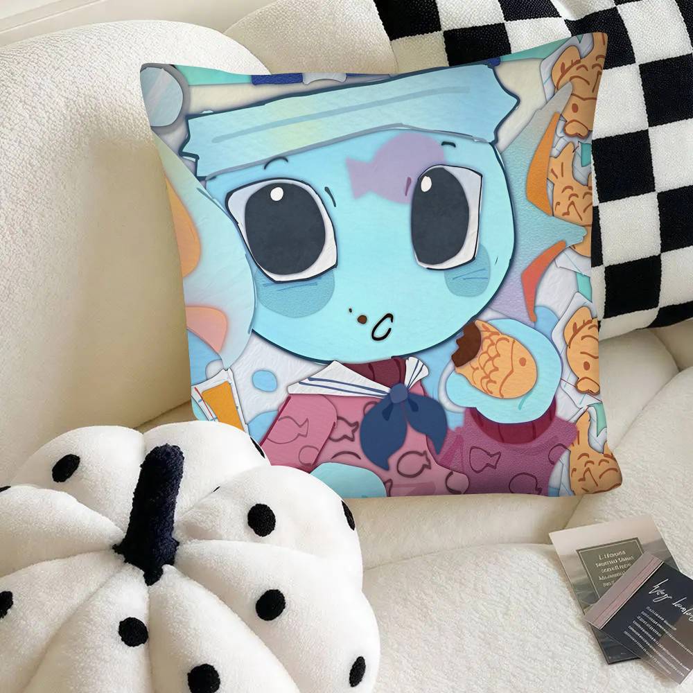 Game Dandys World Finn Pillow Case Fashion Square Pillowcase Bedroom Sofa Room Ins Decoration Leisure