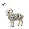 Portable Animal Pattern Pendant 2D Acrylic Sheep Keychain Lamb for Car Rearview Mirror Hanging Ornament Backpack Bag Charm Home Decor Cute