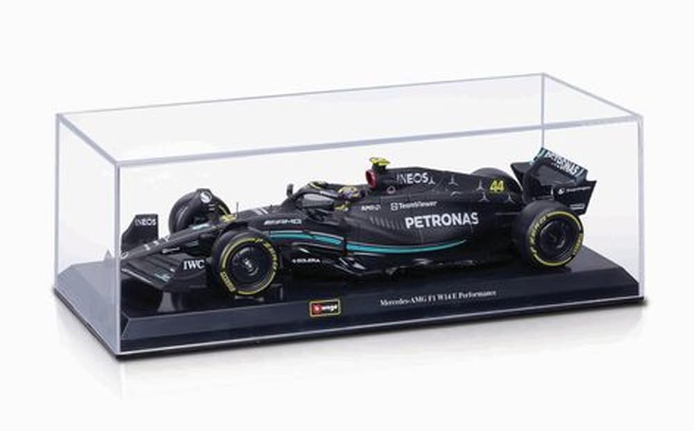 Burago Petronas F1 Team W14 E Performance Hamilton с водителем готовый продукт BUR28028H 1/24 Mercedes-AMG (2023) №44 Л.