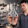 Hex Shank Pipe Extractor Tool 4 Points Broken Bolt Remover Broken Thread Puller  Electric Drill Use