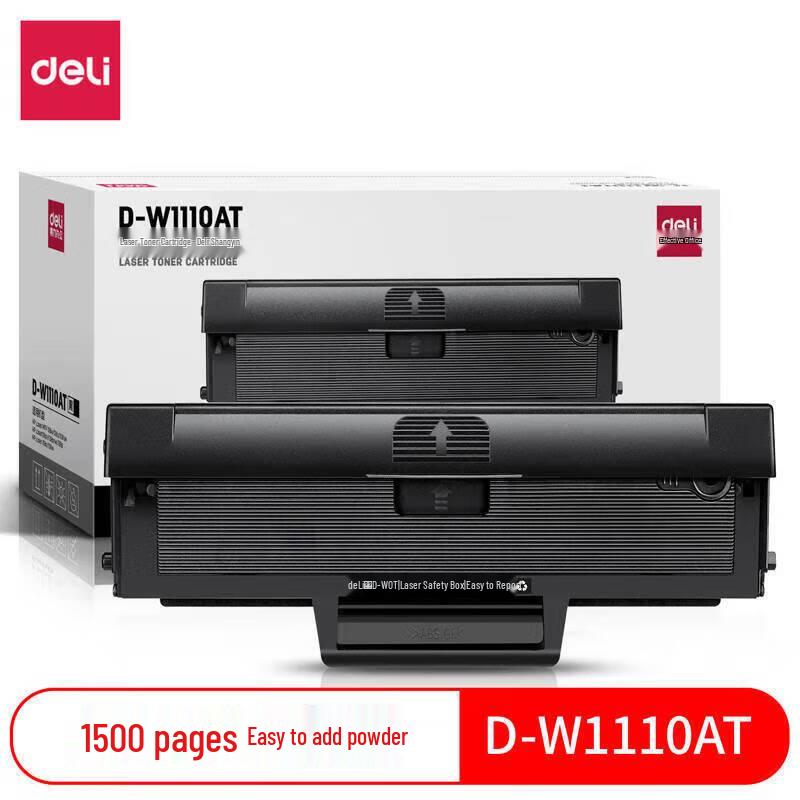 Deli D-W1110AT Easy-Refill Laser Toner Cartridge for HP Printers