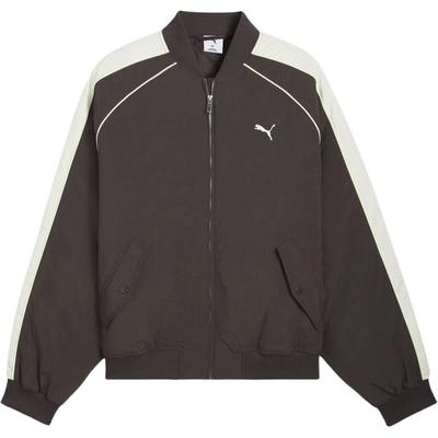 Puma T7 Bomber Ветрозащитная Водоотталкивающая Влагоотводящая Куртка из хлопка с цветовыми блоками Простая с длинным рукавом Азиатская версия Куртки унисекс 636859-13