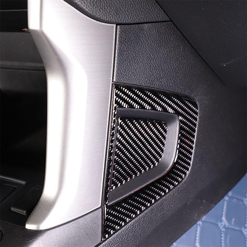 For Subaru Forester 2013-2018 Soft Carbon Fiber Car Center Console Side Groove Panel Cover Trim Sticker Car