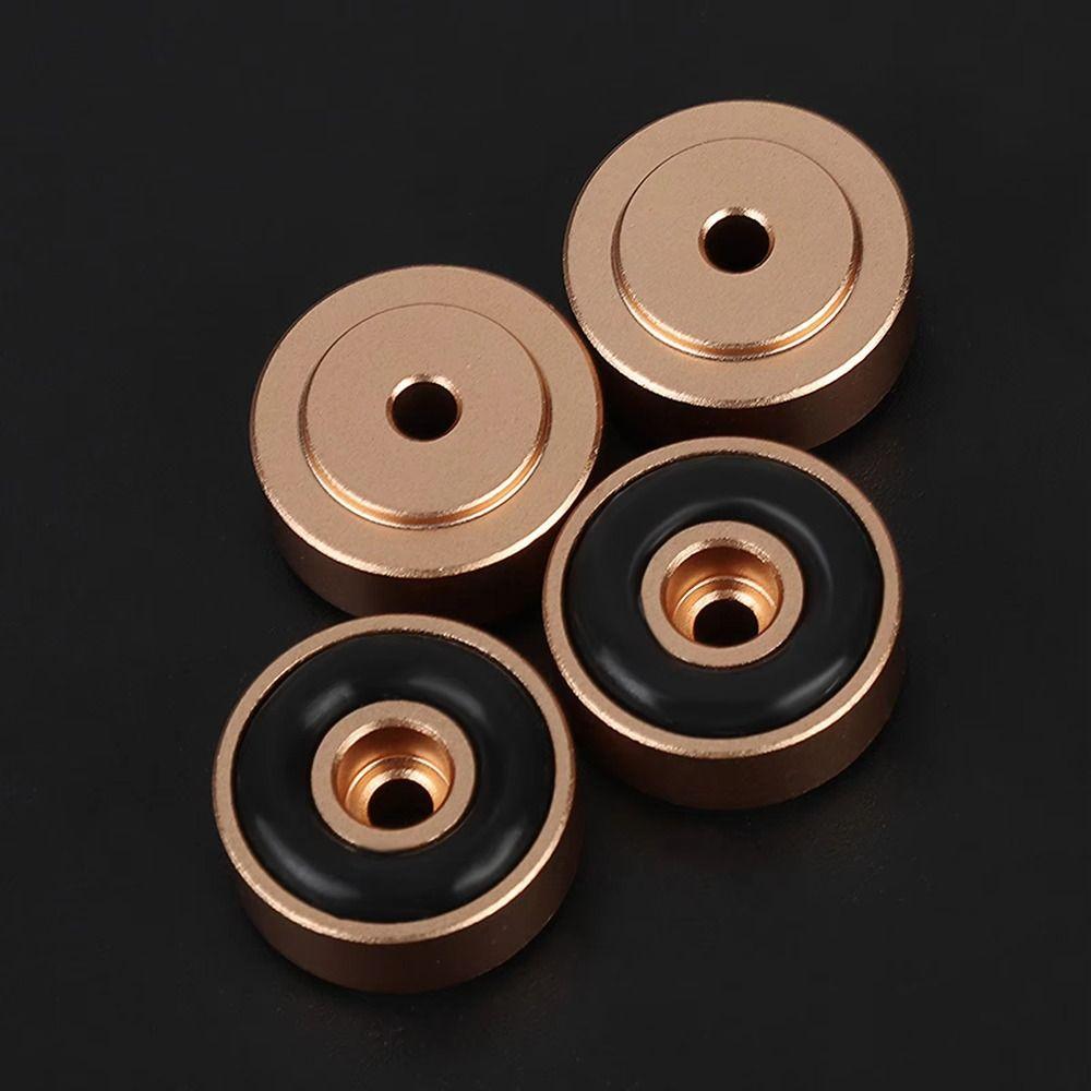 1/4Pcs Aluminum Alloy Feet Pad Isolation Amplifier Base Feet for Speakers CD Amplifier