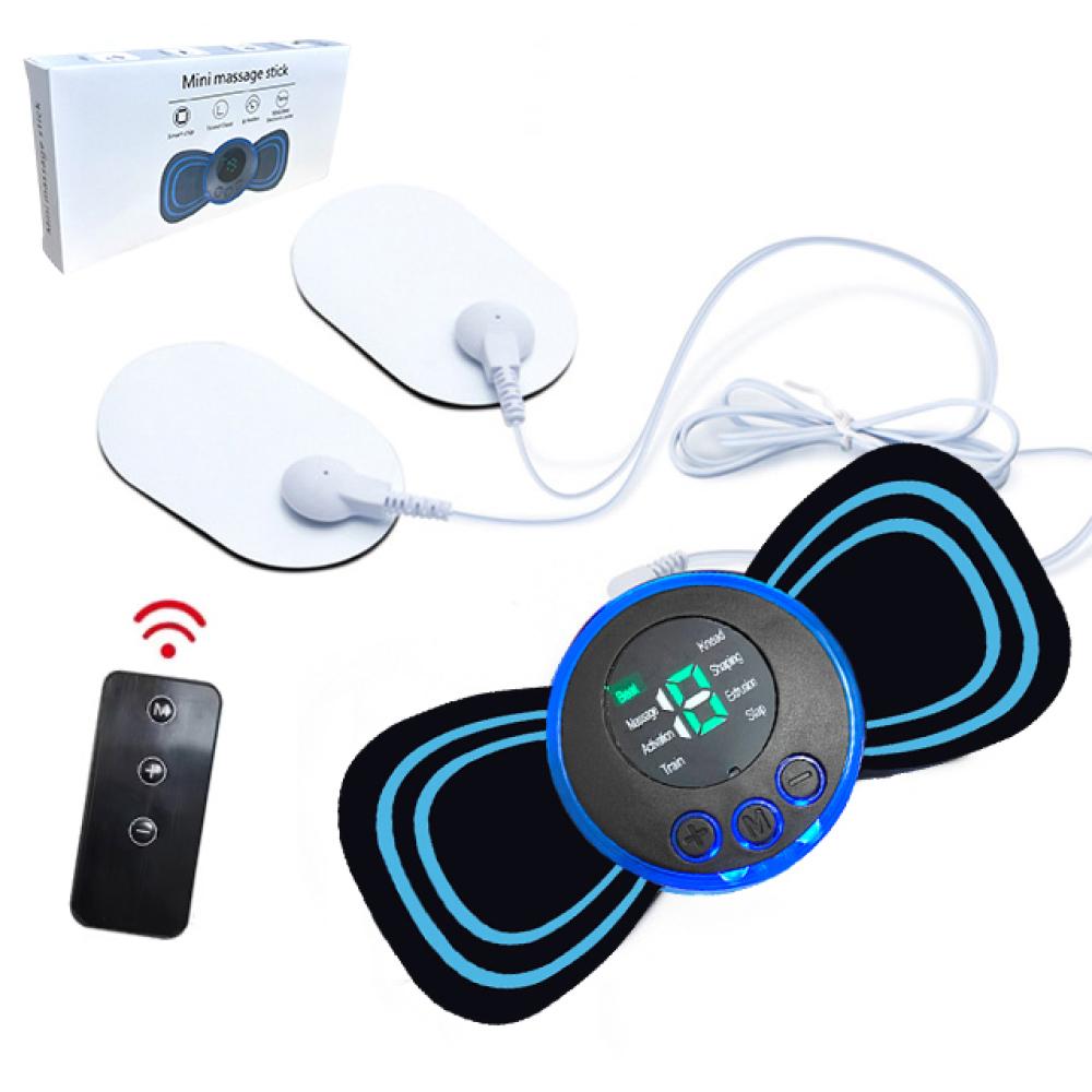 Массажер для шеи с пультом дистанционного управления 8 режимов перезаряжаемый низкочастотный импульсный портативный массажер для расслабления мышц снятие боли
