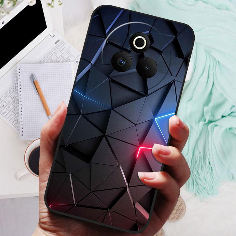 Для Realme P3 Pro 5G Чехол Силиконовая Задняя Крышка Чехол для Телефона для Realme P3 Ultra 5G Чехлы P 3 Pro Мягкий бампер coque Ударопрочный Fundas