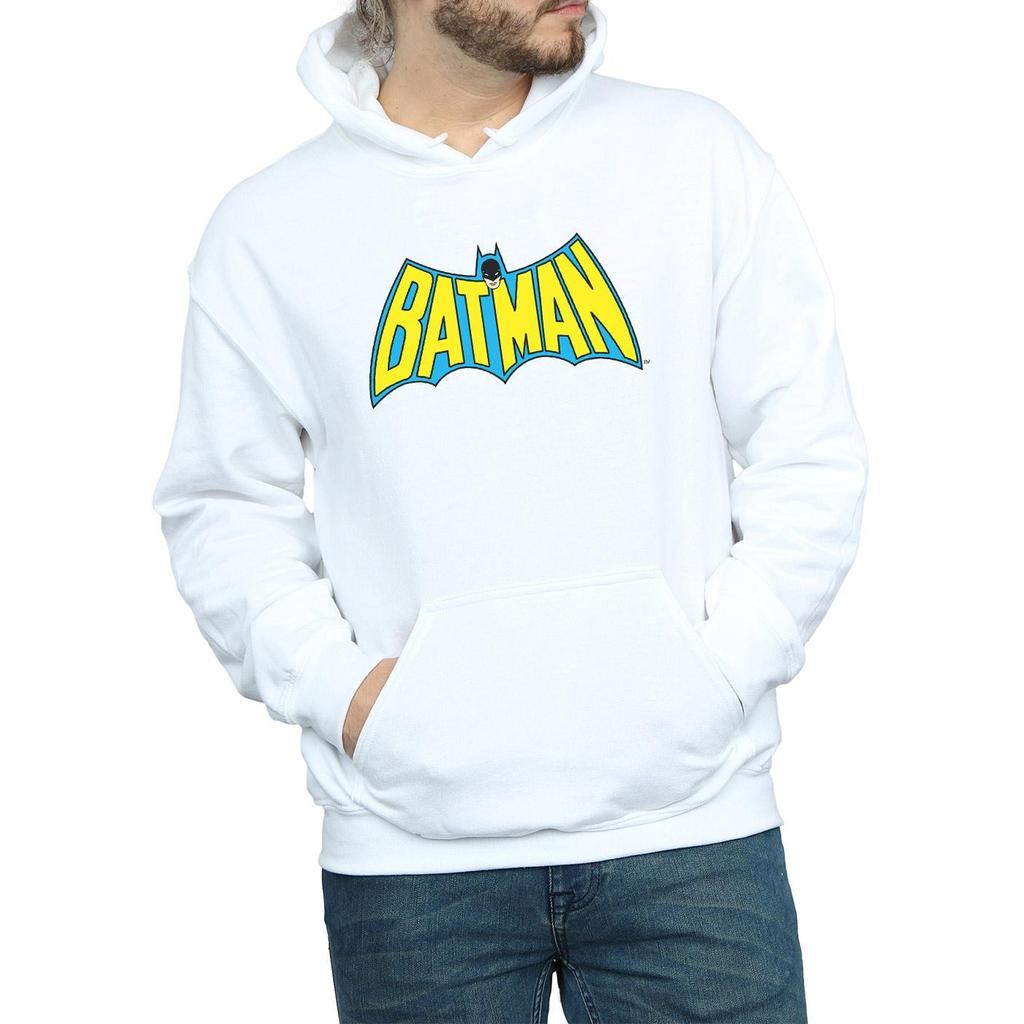 DC Comics Mens Batman Retro Logo Hoodie