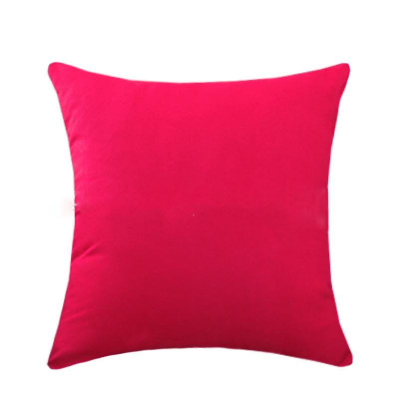 Pillow Cushion Cover Pure Candy Color Household Goods Cover Suede Pillow Nordic Style