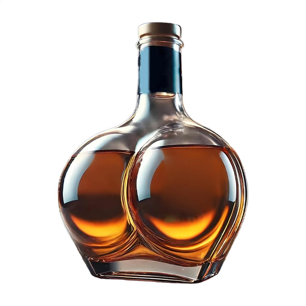 Креативный графин для виски, реалистичный, оригинальный, стеклянный кувшин, бутылка для ликера, бутылка для виски, вина, бренди, скотча, бурбона, водки
