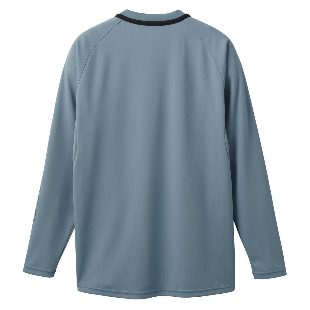 DESCENTE Long Sleeve Volleyball Easy Arm Flying Yuki Blue T-Shirt, Movement, Receive, Ishikawa,