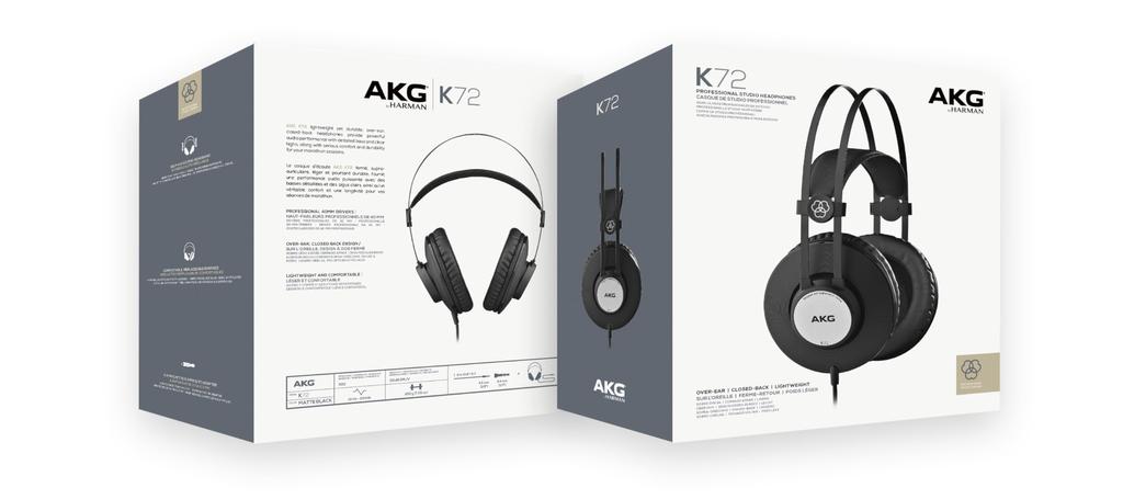 Наушники AKG K72 Закрытого типа