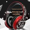 Bluetooth-наушники в стиле граффити с FM-радио, слотом для карт и мощными басами