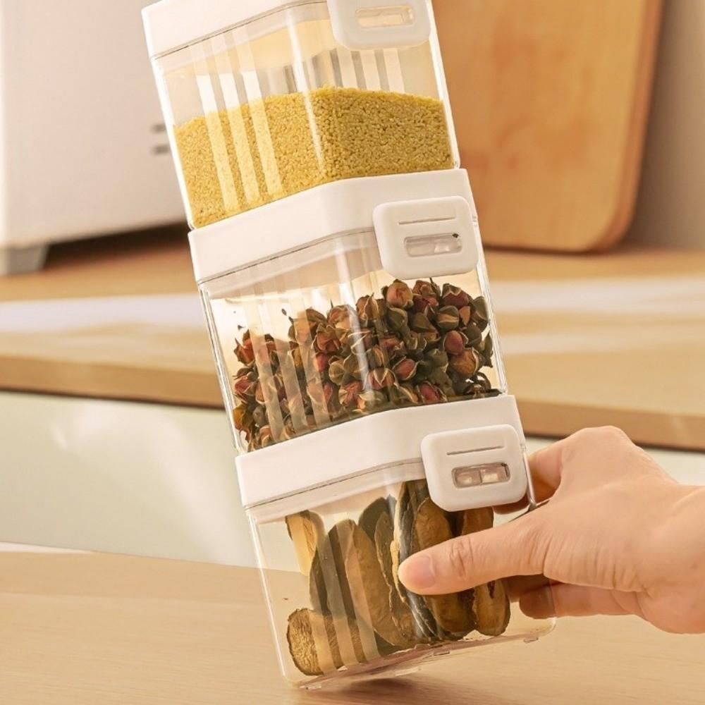 Sealed Grain Storage Box Plastic Pantry Storage Container Dry Food Container Dry Goods Storage