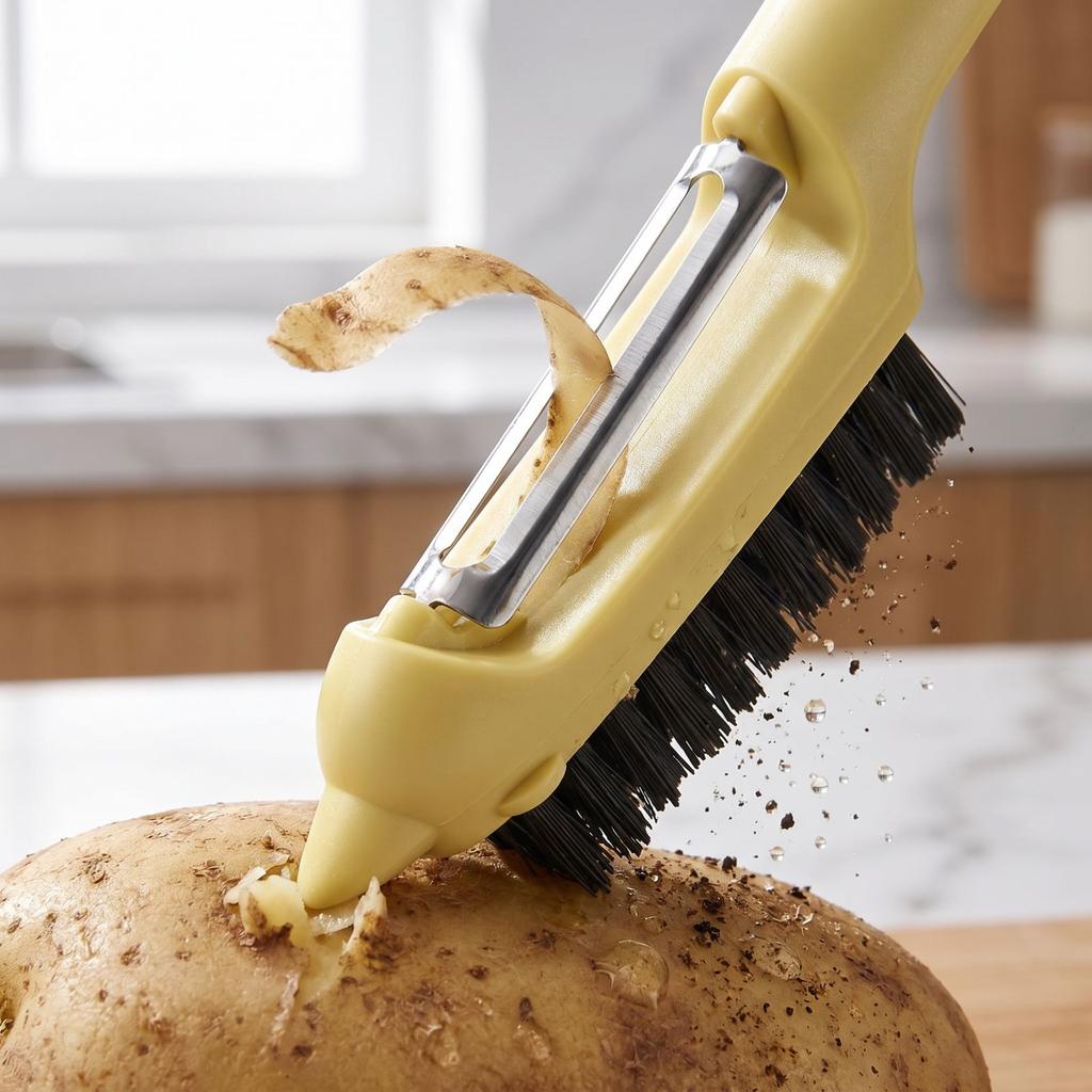 Household Vegetable Peeler Fruit Peeler Potato Peeler Multi-Functional Kitchen Tool for Peeling Fruits and Vegetables with Comfortable Handle