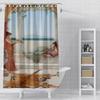 Home Shower Curtains for Bathroom Landscape Animals Waterproof Fabric Bathroom Curtains Modern Shower Curtain 180x200 240x200