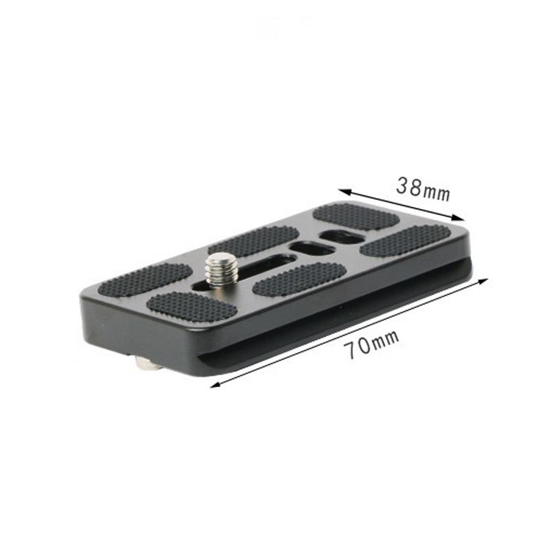 Universal Tripod Plate Quick Release Plate Camera Plate Quick Clamp Fast Mount PU Plate for Arca Swiss DSLR Camera Tripod Head