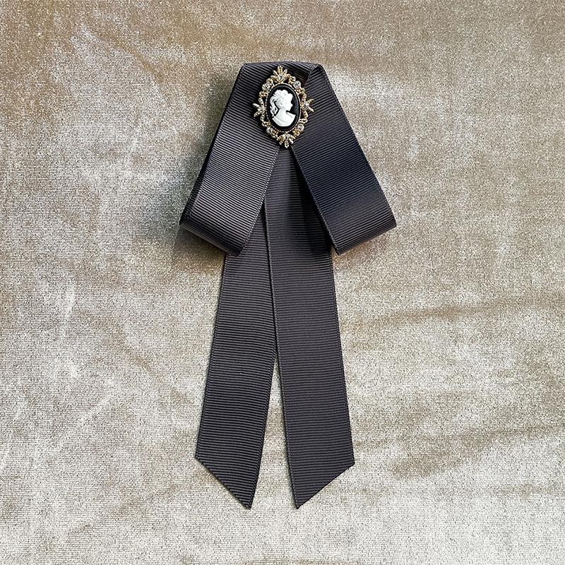 Женщины Новый Ленточный Галстук-бабочка Красота Головной Бант Брошь Воротничок Рубашки Булавка Брошь Бант Рубашка Галстук-бабочка Корсаж Булавка Аксессуары