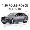 New Large 1:20 Rolls-Royce Cullinan SUV Alloy Model Car Modified Metal Die-casting Boy Toy Car Pull Back Sound and Light Six-door Children's Gift