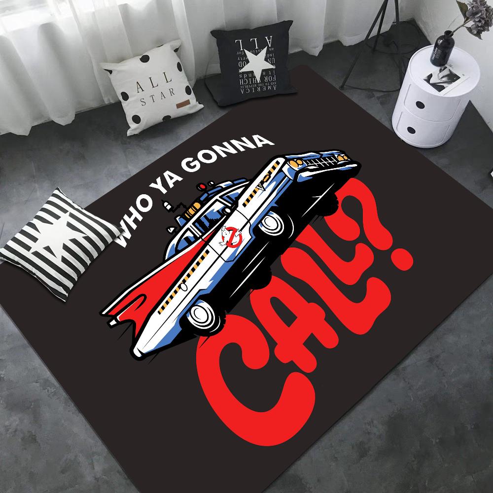 Охотники за привидениями Дверной коврик Моющийся Нескользящий Коврик для зоны Гостиной Дивана Стульев Кухни Туалета